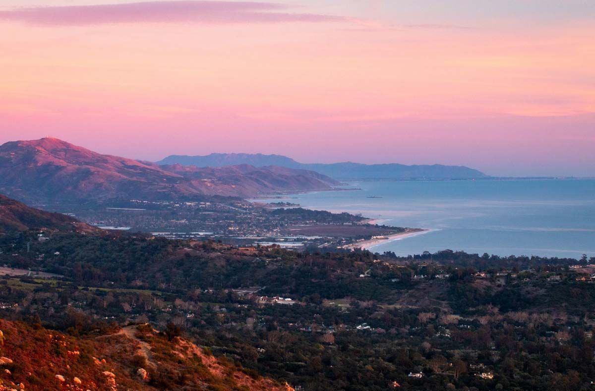 Santa Barbara aerial view